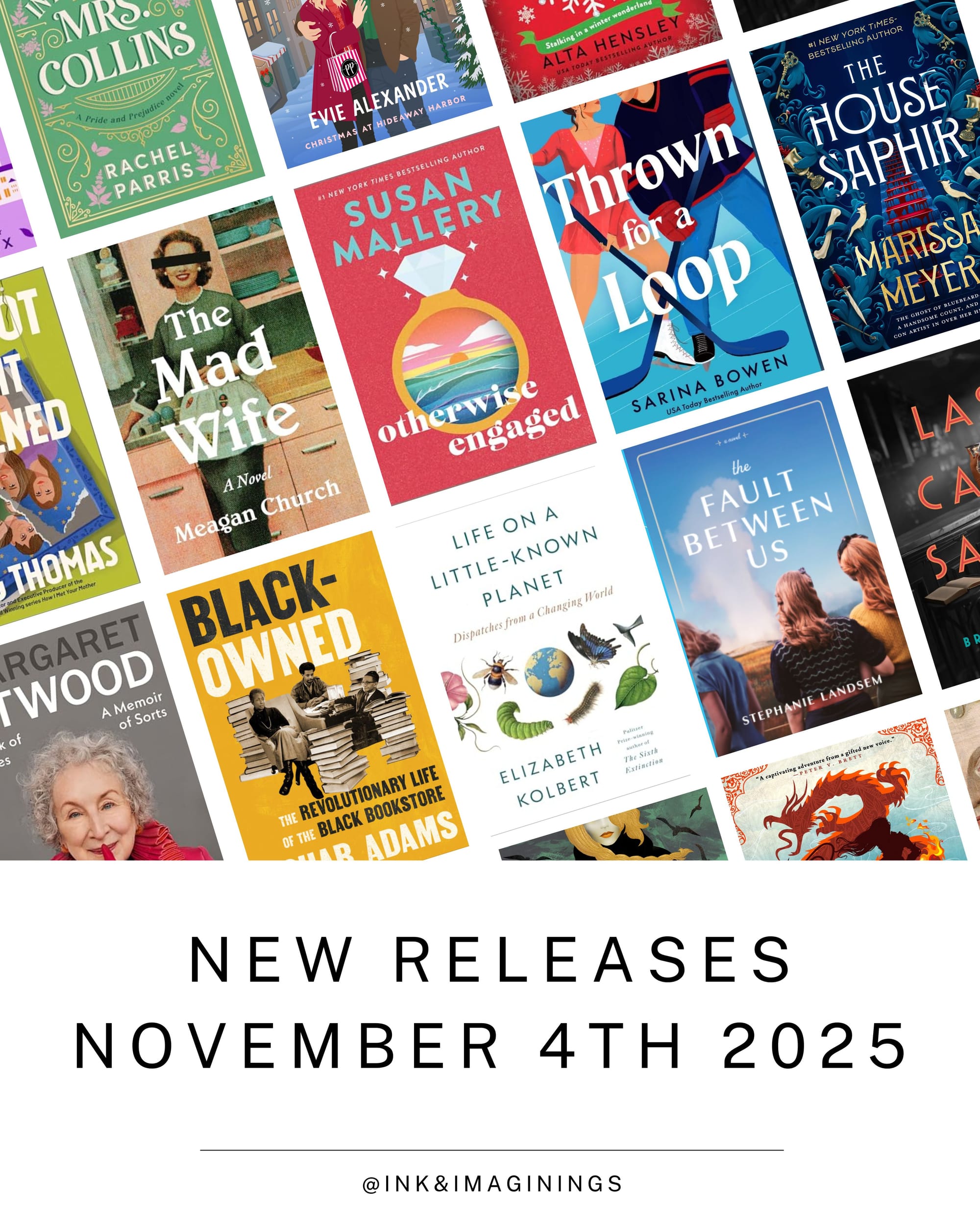 New Book Releases to Cozy Up With November 4th 2025 Edition!