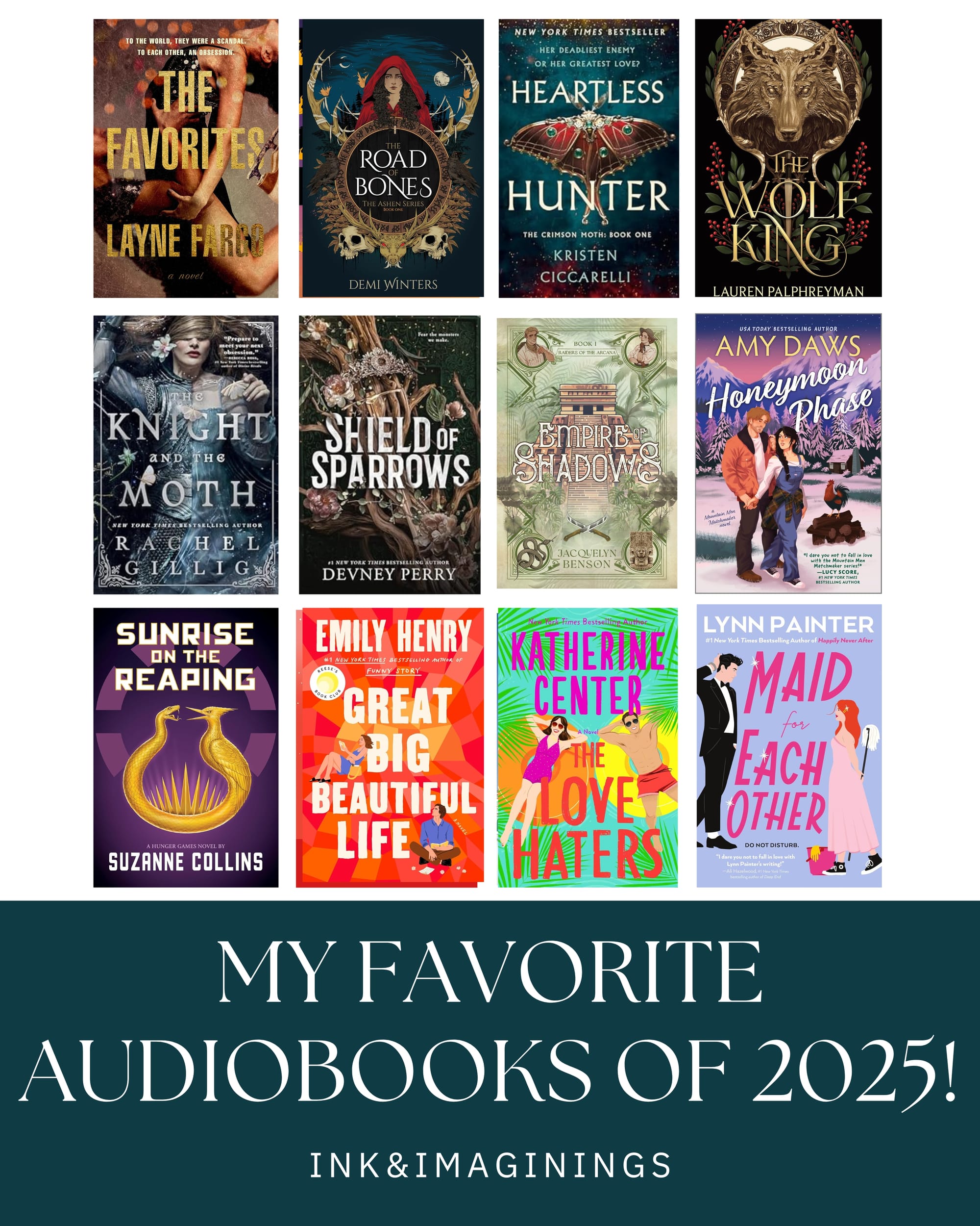 My Favorite Audiobooks of 2025