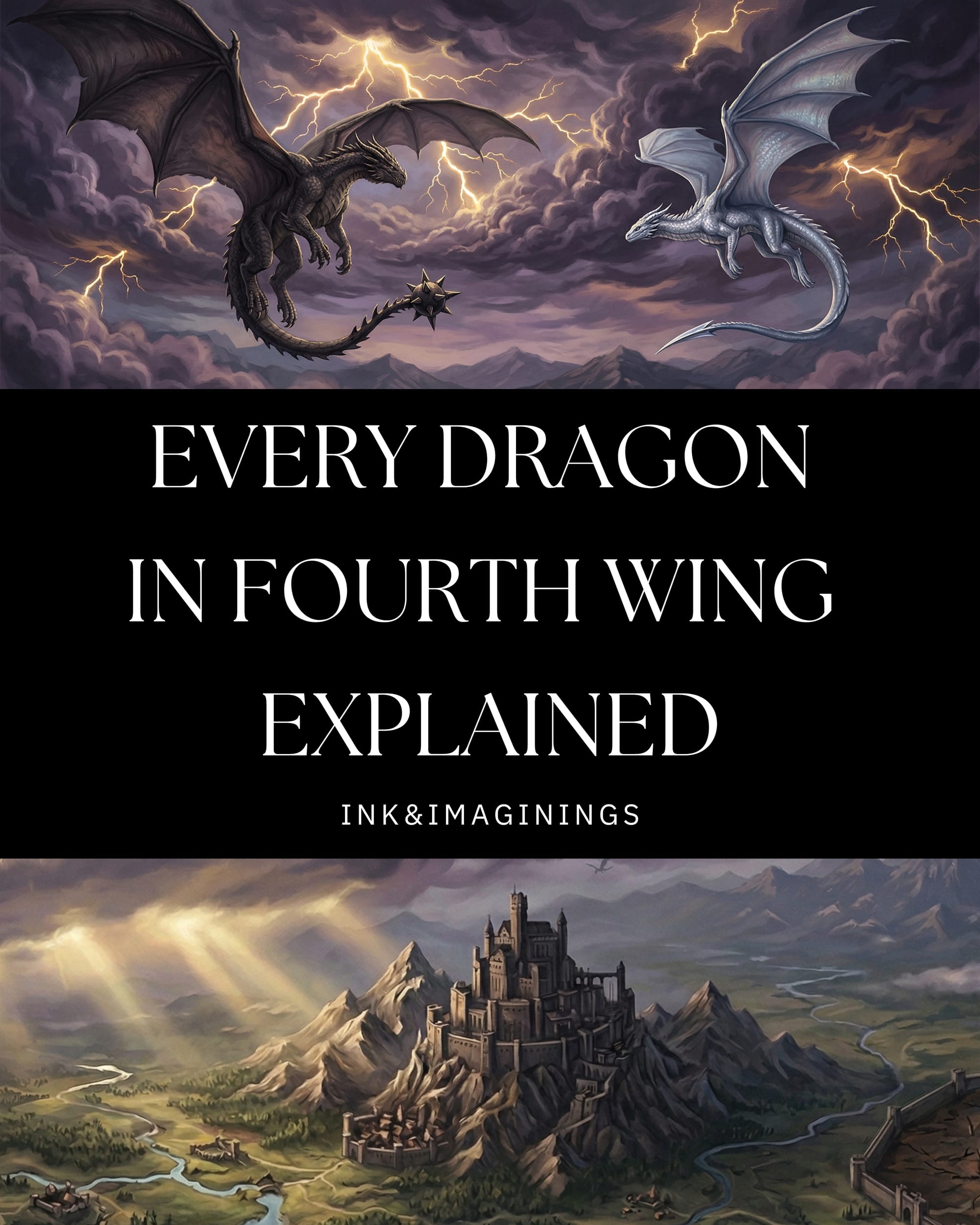 Every Dragon in Fourth Wing Explained: Colors, Tail Types, Bonds & Signets