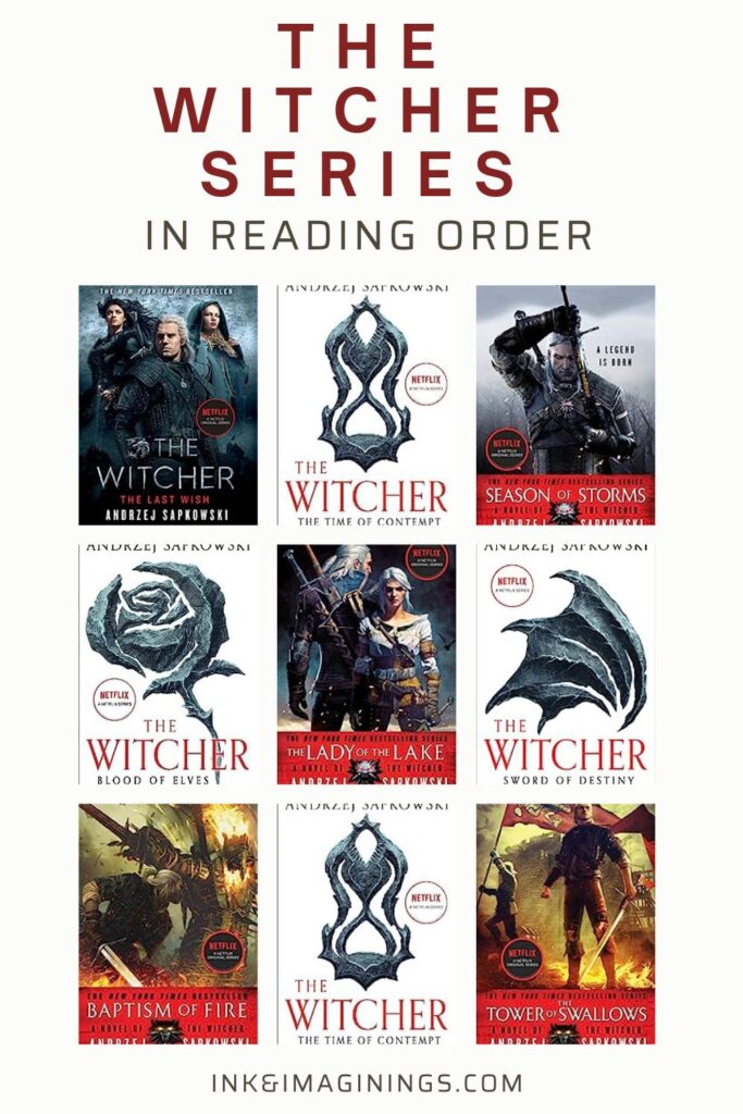 The Witcher Series, The Best Order to Read The Books book cover