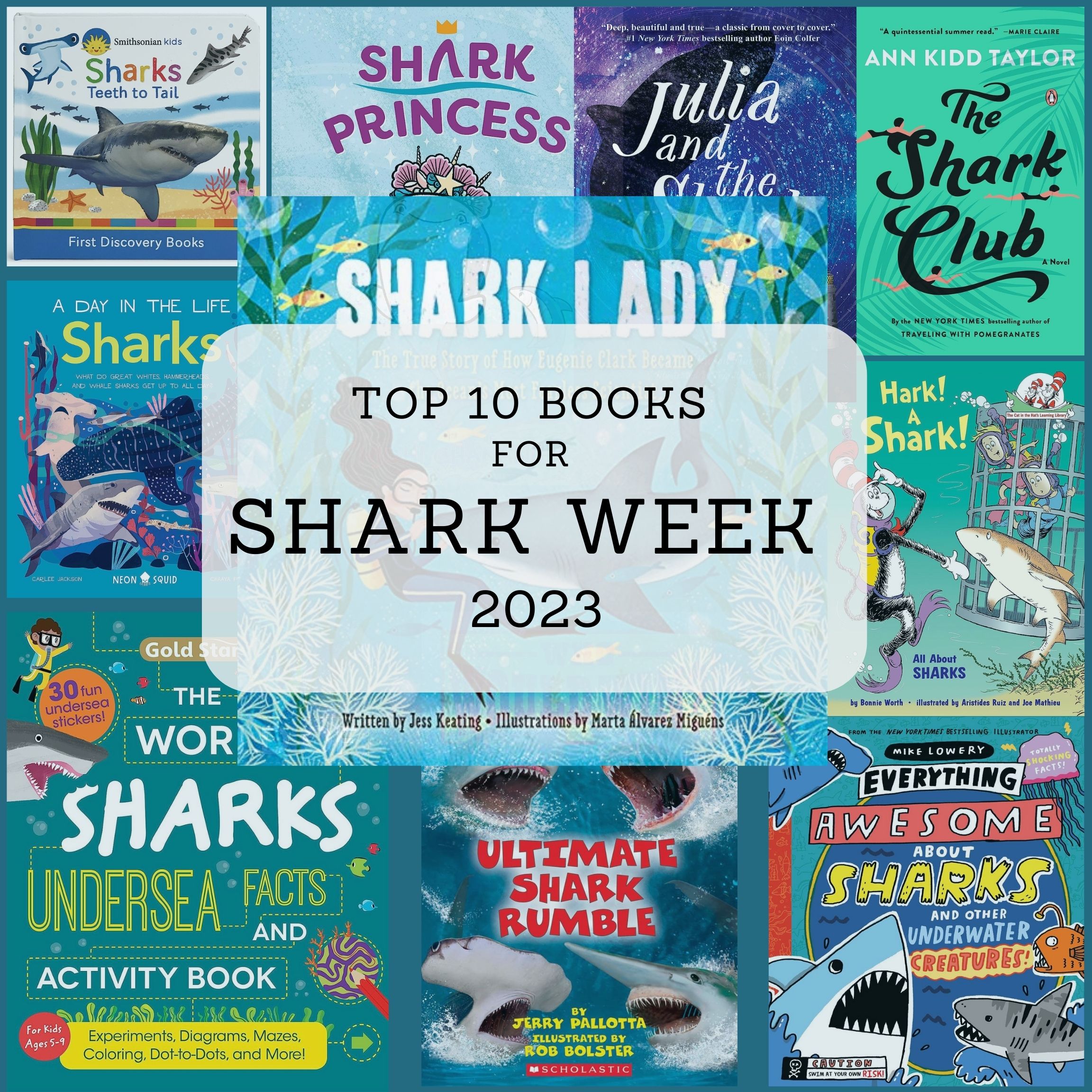 Top 10 Books for Shark Week 2023