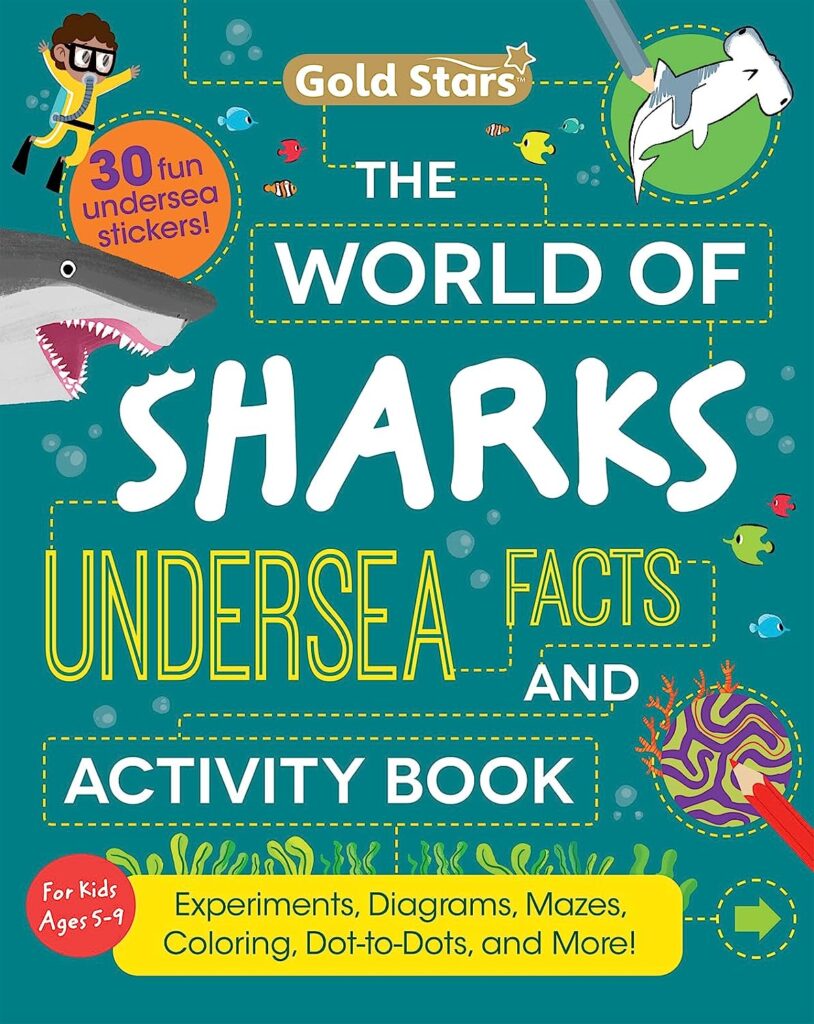 The World of Sharks, book covers