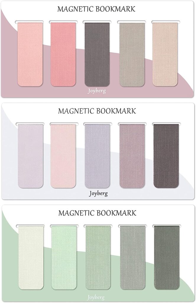 Magnetic book marks