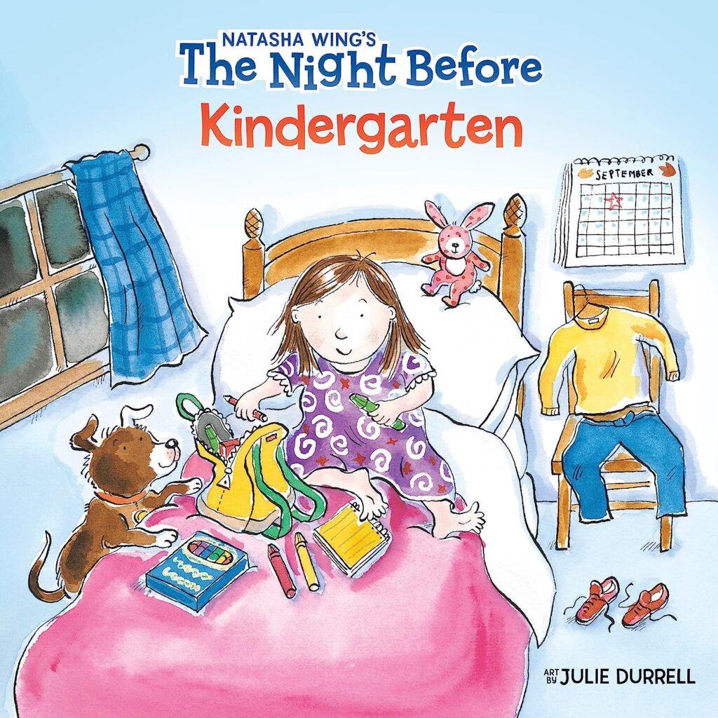 First of 5 Books for Kids Starting Kindergarten, "The Night Before Kindergarten" book cover