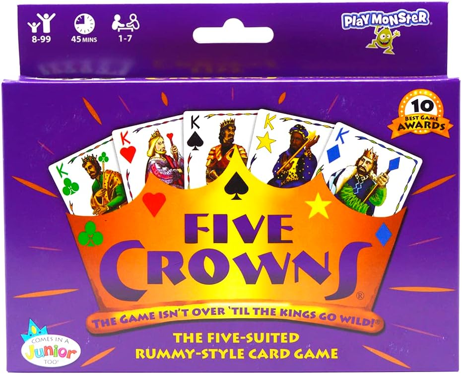 Best Vacation Card Games: Five Crowns cover