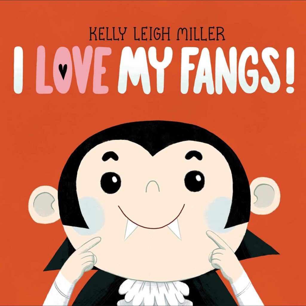 I love my fangs! cover art in list of Halloween Read Aloud Books for Kindergarten