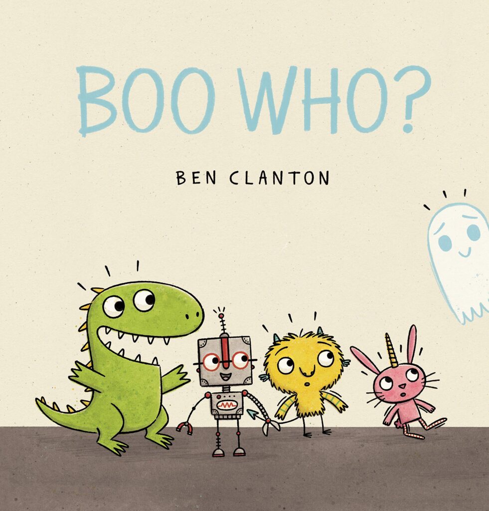 boo who? cover art in list of Halloween Read Aloud Books for Kindergarten