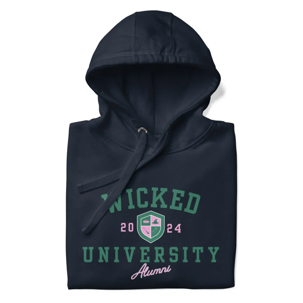 wicked university hoodie for Outfits For A Wicked Movie Night