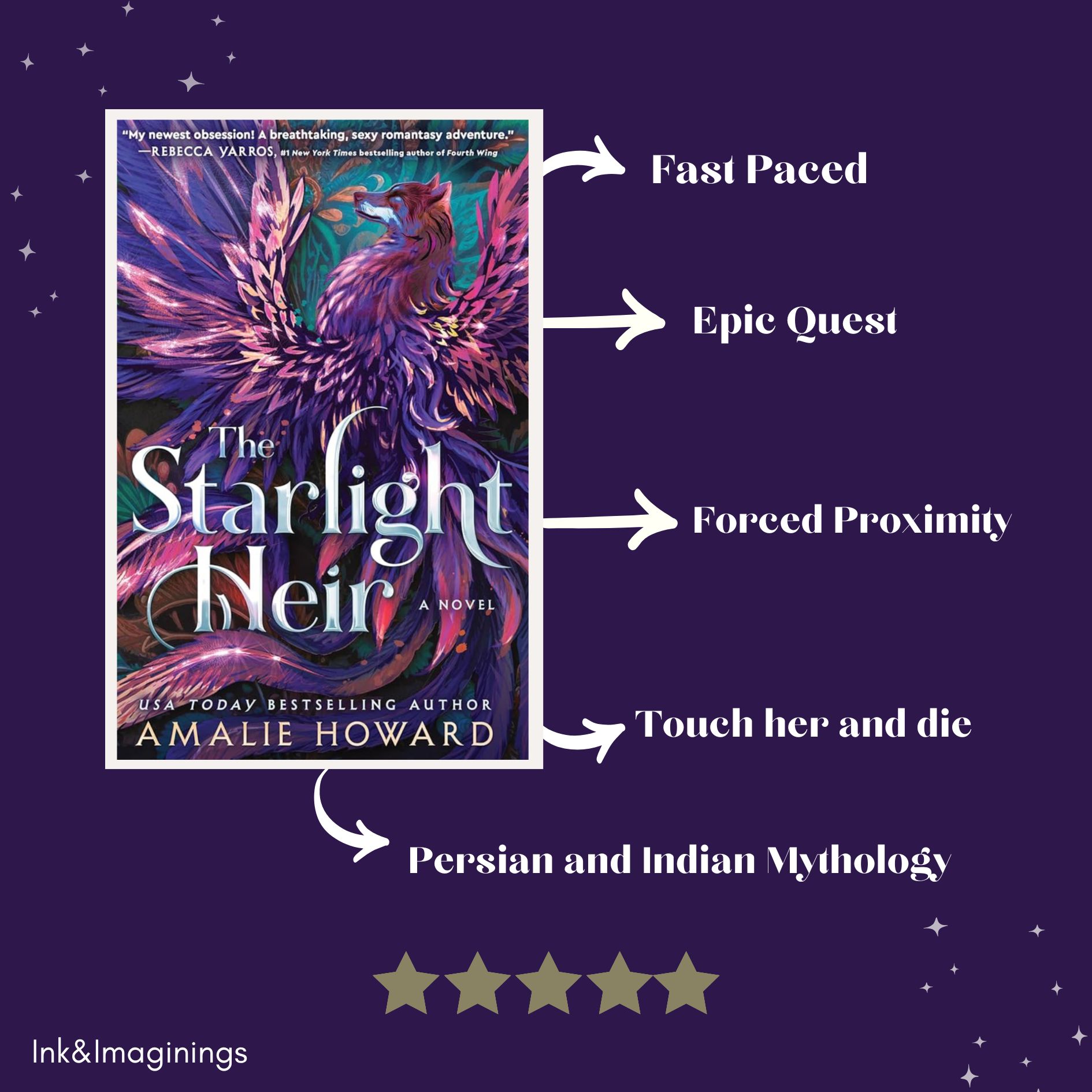 The Starlight Heir by Amalie Howard: Review