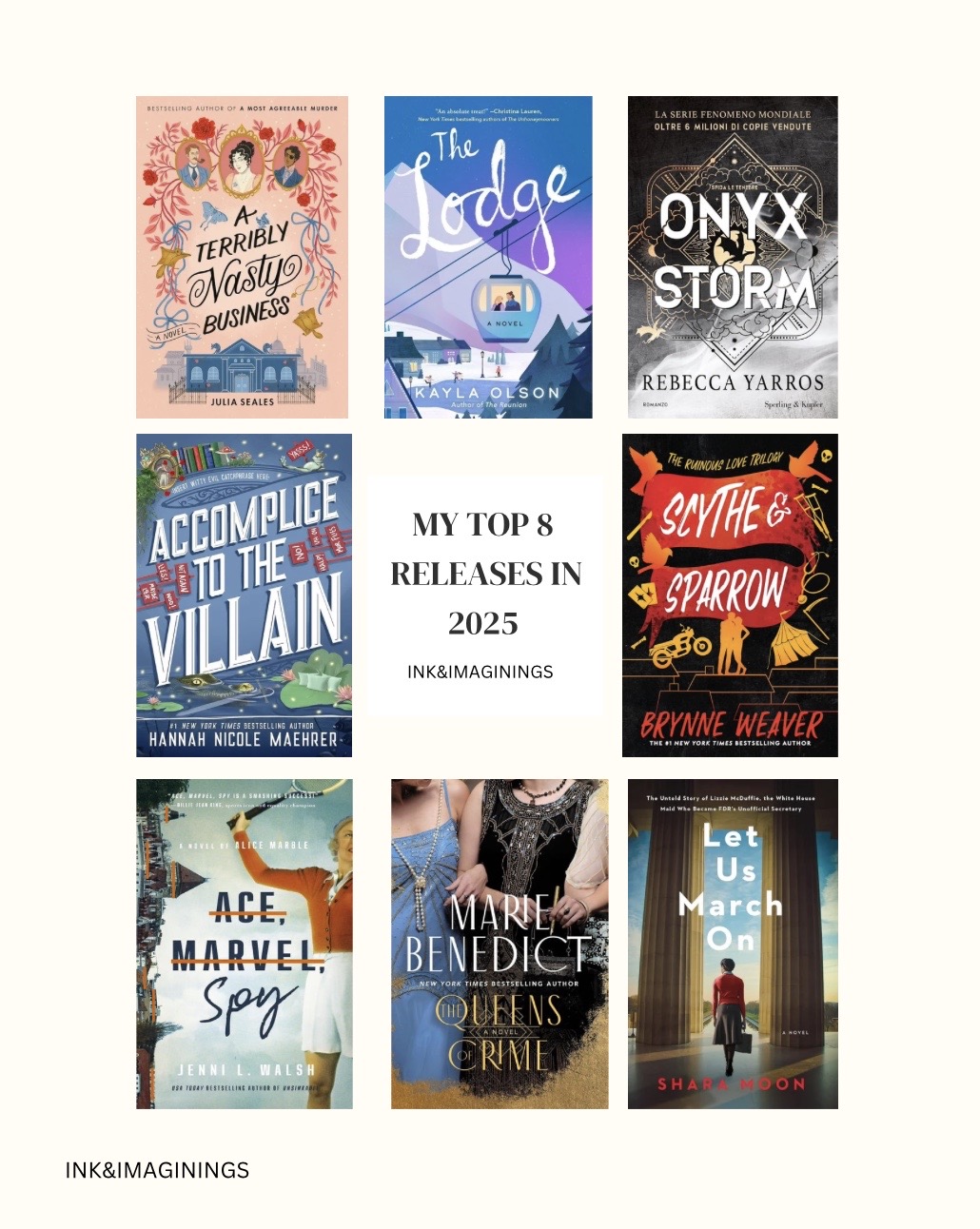 My Top 8 Book Releases for 2025